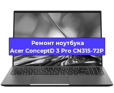 Чистка от пыли и замена термопасты на ноутбуке Acer ConceptD 3 Pro CN315-72P в Нижнем Новгороде